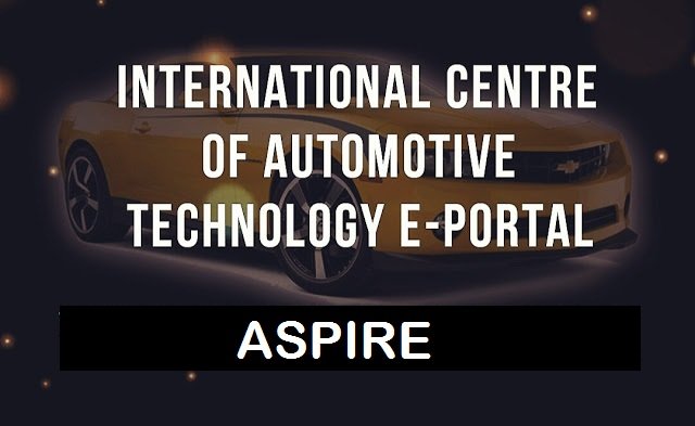 International Centre of Automotive Technology (ICAT) develops Automotive technology e-portal 'ASPIRE'