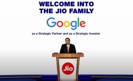 Google acquires 7.73% stake in Jio Platforms for Rs 33,737 crore