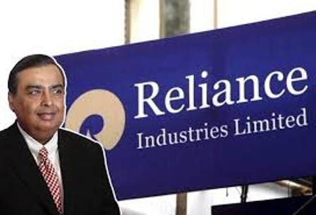 Reliance Industries becomes first Indian company to hit Rs. 12 lakh crore market cap