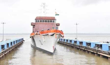 Indian Coast Guard Launches Offshore Patrol Vessel ICGS ‘Sarthak’, built by Goa Shipyard Limited 