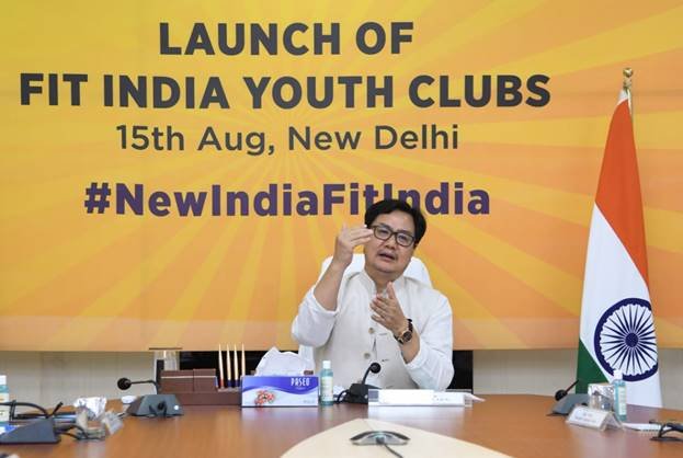 Kiren Rijiju launches initiative of Fit India Youth Clubs