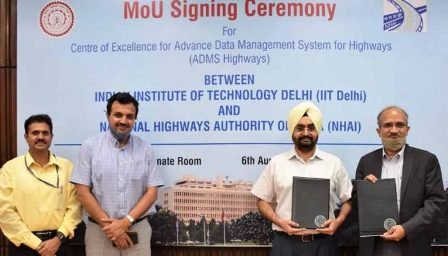 NHAI inks MoU with IIT Delhi to set up Centre of Excellence for Advance Data Management System for Highways
