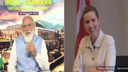 India-Denmark Virtual Bilateral Summit calls for 'Green Strategic Partnership'