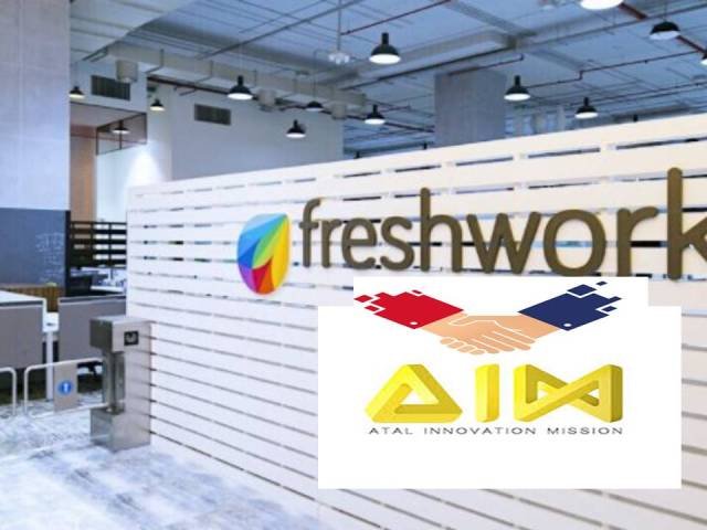 AIM partners with Freshworks to provide robust support to innovators and entrepreneurs in India