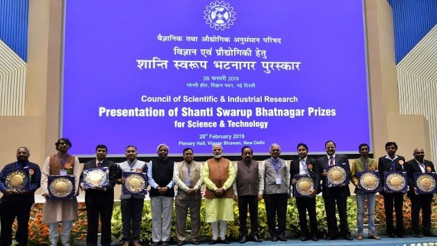 Winners of Shanti Swarup Bhatnagar Prizes 2020