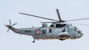Indian Navy Helicopters Undertake Aerial Seeding Initiative at Visakhapatnam
