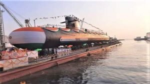 Indian Navy's fifth Scorpene class submarine 'INS Vagir' launched