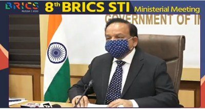 Harsh Vardhan attends 8th BRICS Science, Technology and Innovation Ministerial Meet