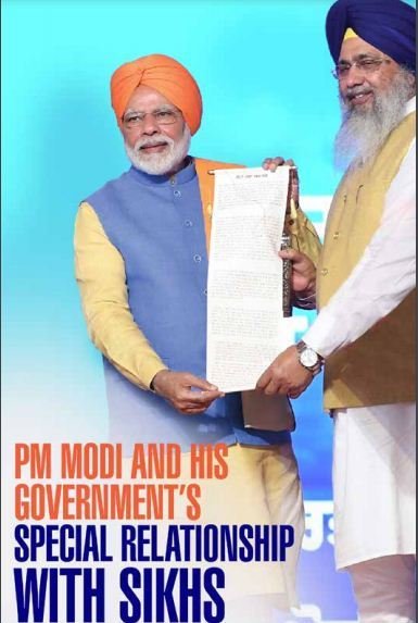Ministry of I&B Produces Booklet titled ‘PM Modi and his Government’s special relationship with Sikhs’