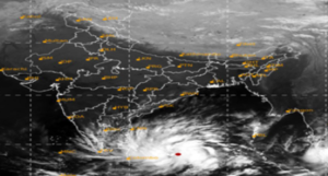 Cyclonic Storm ‘Burevi’ lay centered over southwest Bay of Bengal