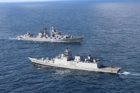 Indian Navy Undertakes Passage Exercise (PASSEX) with Russian Federation Navy in Eastern Indian Ocean Region