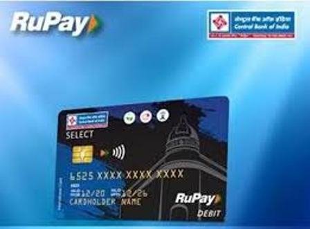 Central Bank of India ties up with NPCI to launche ‘RuPay Select’ Contactless Debit Card