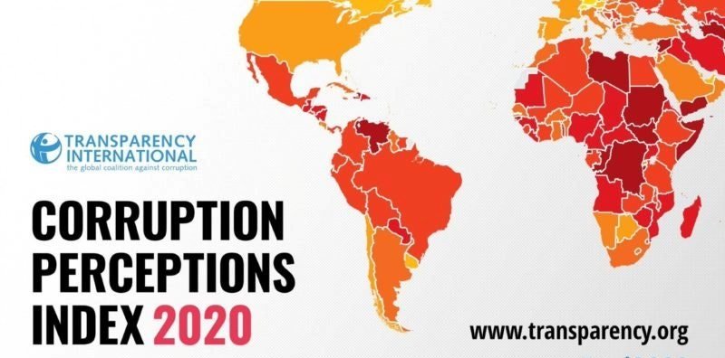 India Secures 86th Rank in Corruption Perception Index 2020; New Zealand and Denmark tops