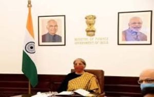 Finance Minister Nirmala Sitharaman attends virtual G20 Finance Ministers and Central Bank Governors Meeting