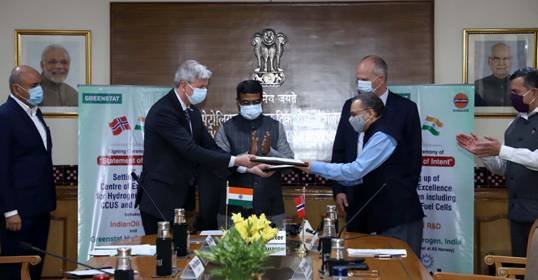 Indian Oil signs pact with Greenstat Norway for setting up of Centre of Excellence for Hydrogen