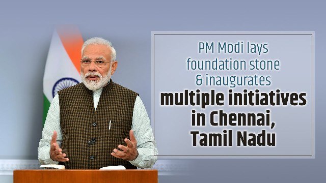PM Modi visits Tamil Nadu to inaugurate and lay foundation stone of multiple projects