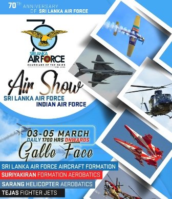 IAF Participates in 70th Anniversary Celebrations of Sri Lanka Air Force
