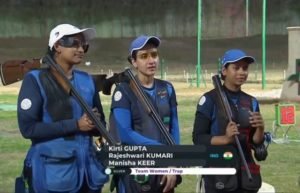 Indian Women's Trap Team wins silver at ISSF Shotgun World Cup, taking country's final medal tally to 2