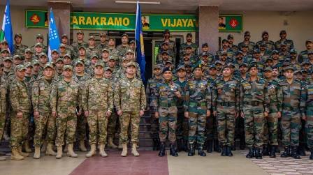Second Indo-Uzbekistan Field Training Exercise 'DUSTLIK ' commences in Ranikhet, Uttarakhand