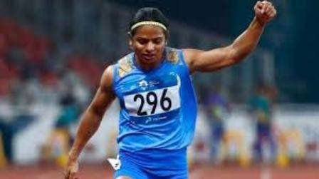 S Dhanalakshmi Beats Dutee Chand To Win 100m Gold in Federation Cup Athletics
