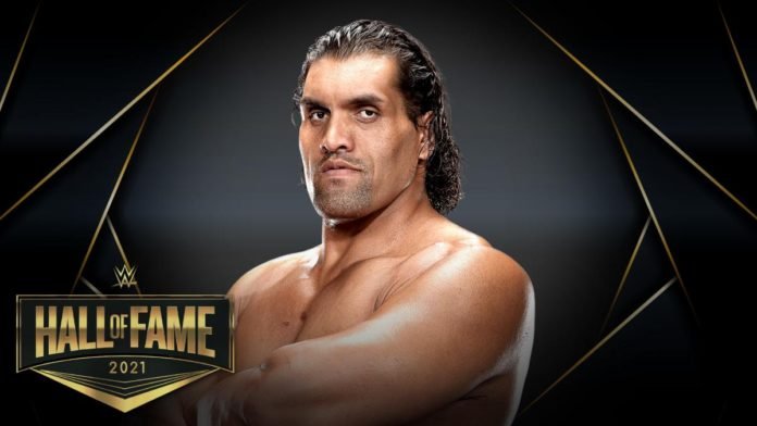 The Great Khali formally inducted in WWE Hall of Fame 2021
