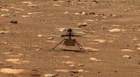 NASA’s Robotic Helicopter 'Ingenuity' Makes Historic First Flight on Mars