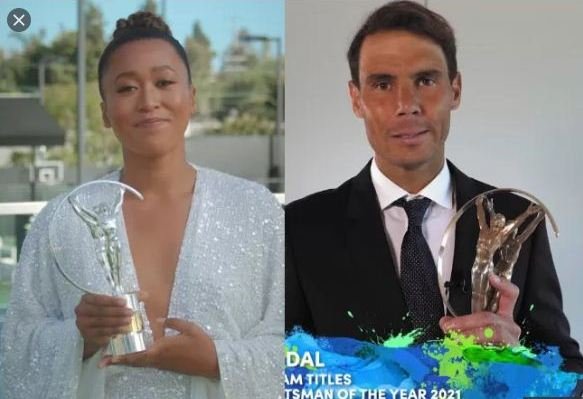Naomi Osaka and Rafael Nadal wins top title at 2021 Laureus World Sports Awards