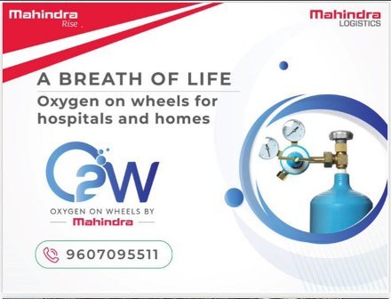 Anand Mahindra launches Project ‘Oxygen on Wheels’ 