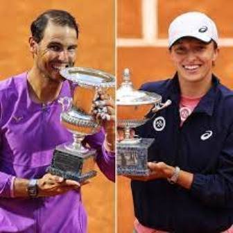 Rafael Nadal and Iga Świątek win Italian Open 2021 (tennis)