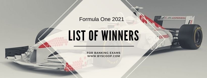 list of winners F1 2021