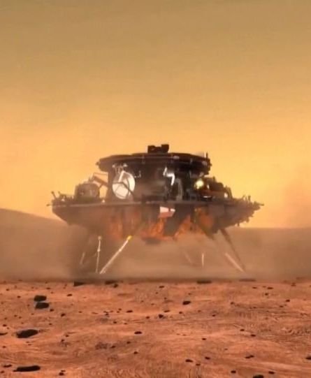 China's First Mars Rover 'ZhuRong' Successfully Lands on the Red Planet