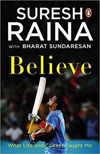Suresh Raina releases his autobiography titled "Believe: What Life and Cricket Taught Me"