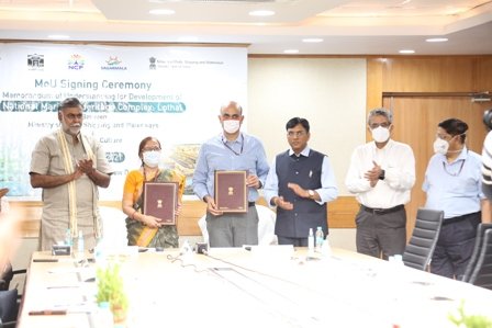 Ministry of Ports, Shipping and Waterways sign MoU with Ministry of Culture for Development of National Maritime Heritage Complex at Lothal in Gujarat