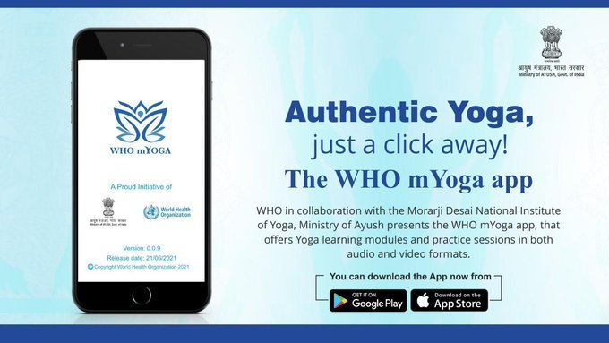 PM Narendra Modi launches mYoga App on International Yoga Day 2021