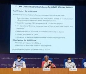 Finance Minister Nirmala Sitharaman announces relief package worth Rs 6,28,993 crore to support diverse sectors in fight against COVID-19 pandemic