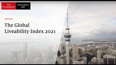 Auckland Adjudged as World's most liveable city in EIU's Global Liveability Index 2021