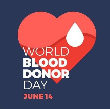 World Blood Donor Day: 14 June