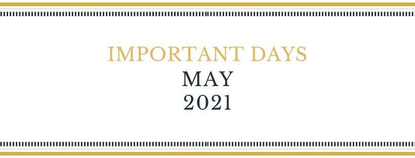 important days may 2021