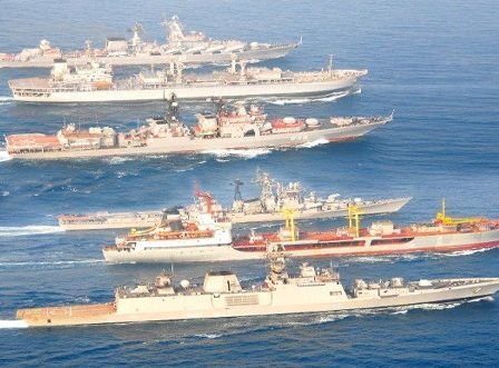 12th INDRA NAVY Exercise between India & Russia held in Baltic Sea 
