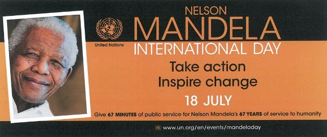 Nelson Mandela International Day : 18 July