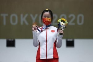 Chinese Shooter Yang Qian Wins First Gold Medal of Tokyo Olympic Game