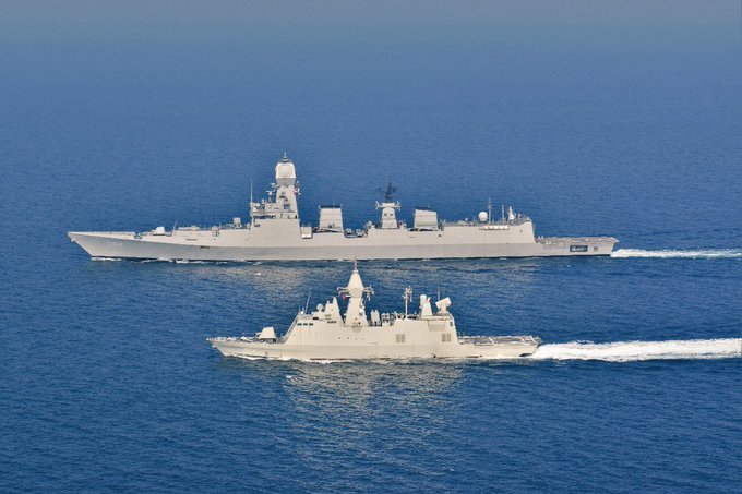 India-UAE Navy undertakes bilateral exercise ‘Zayed Talwar 2021’ off coast Abu Dhabi