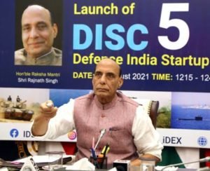 Defence Minister Rajnath Singh launches Defence India Startup Challenge- DISC 5.0