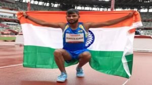 Praveen Kumar wins silver at Paralympics men's T64 high jump