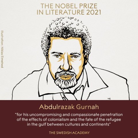 Tanzanian novelist Abdulrazak Gurnah wins 2021 Nobel Prize in Literature