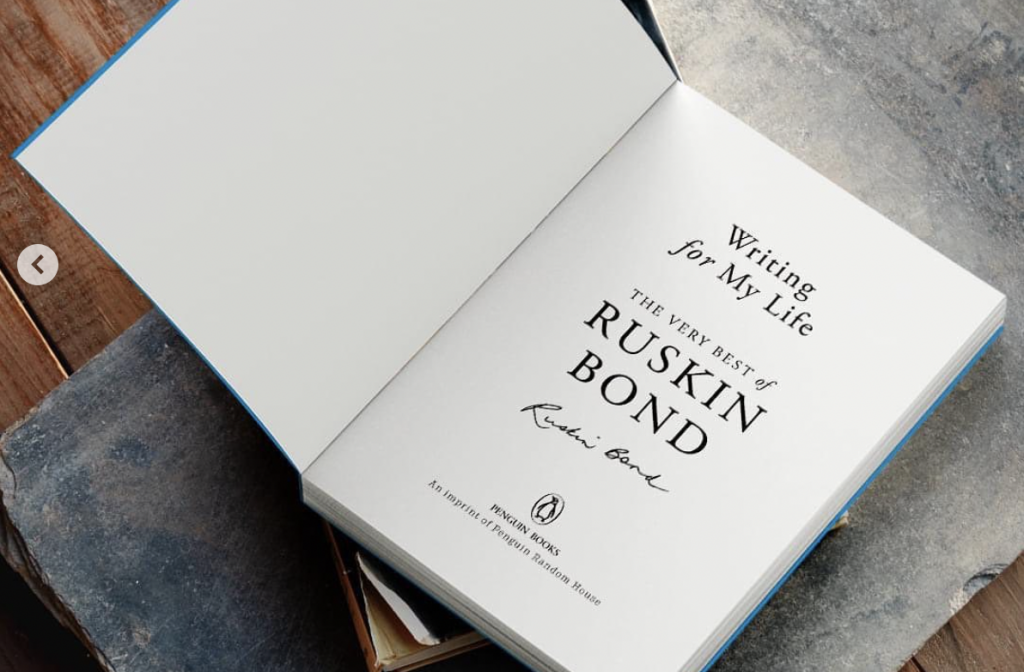 "Writing for My Life" anthology of Ruskin Bond released
