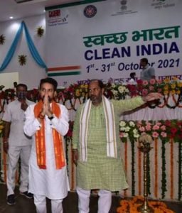 Union Minister Anurag Thakur launches month-long nationwide 'Clean India Programme' in October 2021