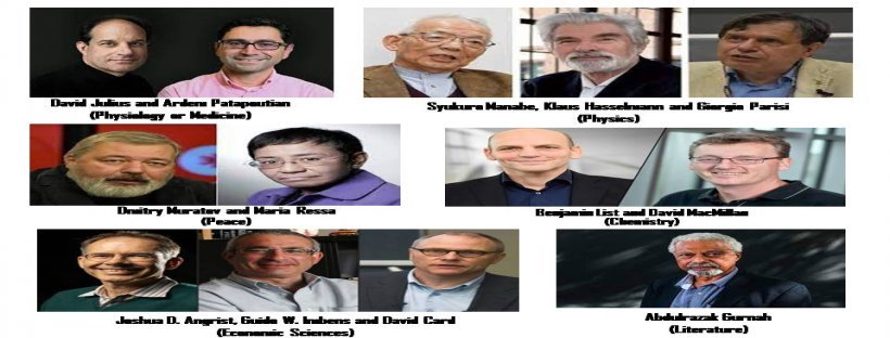 List of Nobel Prize Winners 2021