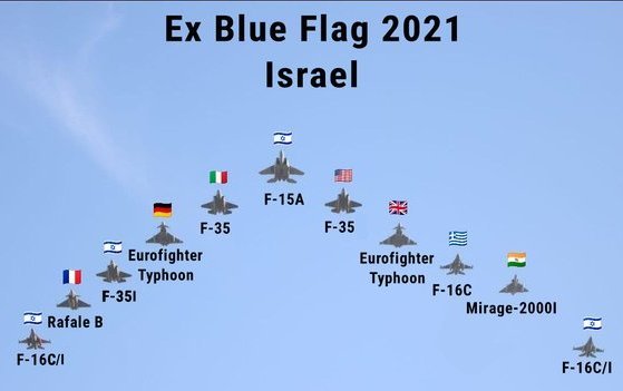 Indian Air Force Mirage 2000s takes part in Blue Flag exercise in Israel