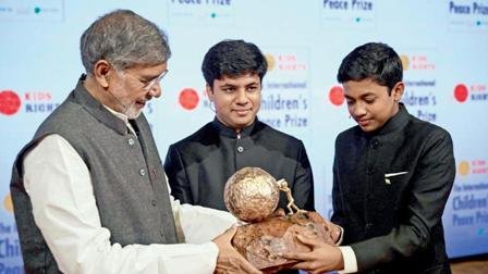 Indian Teenage brothers wins 2021 International Children's Peace Prize for waste project